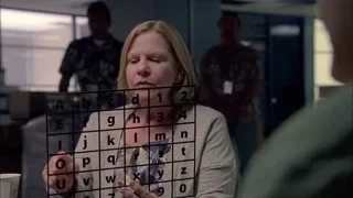 Woman speaking with grid in office — Breaking Bad