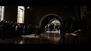 People gathered in church-like room — Batman: The Dark Knight Rises