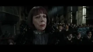 woman in black dress standing in church — Harry Potter and the Goblet of Fire