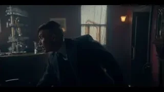 two men in suits in dimly lit room — Peaky Blinders