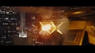 Large explosion in city at night — Furious Seven