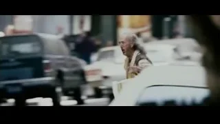man with white hair walking to car — The Persuit of Happyness