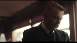 close-up of man's serious face — Peaky Blinders