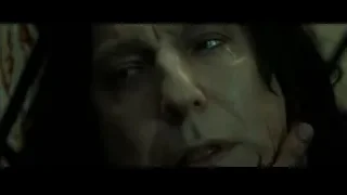 man with bloody distressed face — Harry Potter and the Deathly Hallows 2