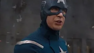 Captain America in suit with cityscape — The Avengers