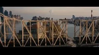 city skyline with bridge under construction — Batman: The Dark Knight Rises