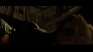person in black mask eyes closed — Batman