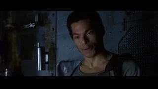man with serious expression in industrial room — The Matrix