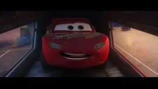 red Rusteze car driving on track — Cars 3
