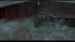 water flowing through wooden structure — Life of Pi