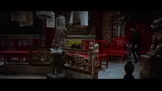 man leaning in ornate Chinese temple — Bruce Lee: Enter The Dragon