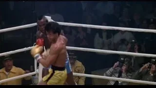two boxers fighting in ring — Rocky III