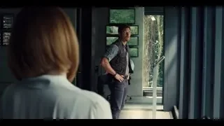 Man and woman lying in bed — Jurassic World