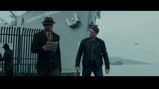 two men with map on ship at pier — Bruce Lee: Birth of The Dragon