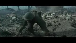 soldier looking out of tent in warzone — Hacksaw Ridge