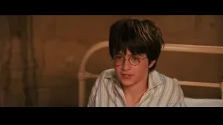 young man with glasses on bed — Harry Potter and the Philosophers Stone