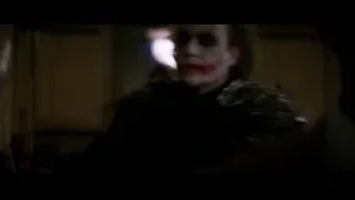 Joker close-up in dark room — Batman: The Dark Knight