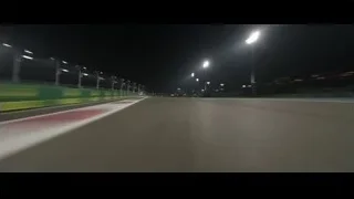 empty race track at night in motion — F1