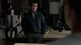 Two men by pool table — Suits