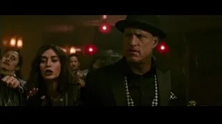man and woman in room with red lanterns — Now You See Me 2