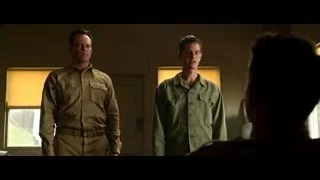 two men in military uniforms in room — Hacksaw Ridge
