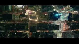 aerial view of city at night — John Wick