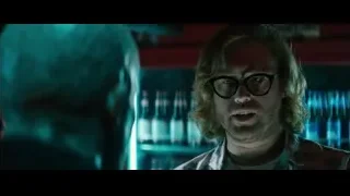 man with blonde hair at bar counter — Deadpool 2