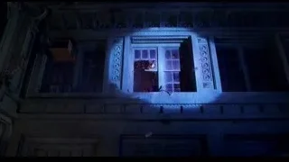 Person in red jacket in old building — Spider Man