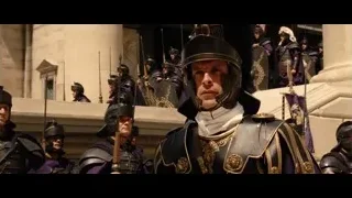 Armored men by building with columns — Gladiator