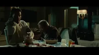 Elderly man holding whiskey in thought — John Wick