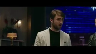 man in blazer by blue neon sign — Now You See Me 2