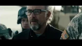 Man with beard and glasses, military background — Superman: Man of Steel