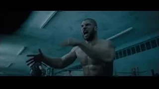 Man in boxing ring shirtless — Creed 2