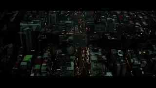 aerial view of city at night — Lucy