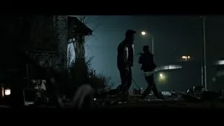two men in abandoned area at night — Fight Club