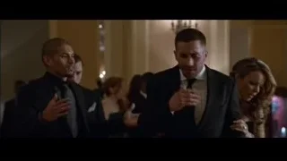 two men in formal attire in hallway — Southpaw