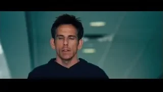 man walking down escalator — The Secret Life of Walter Mitty