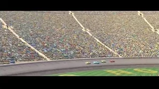 aerial view of cars racing in stadium — Cars