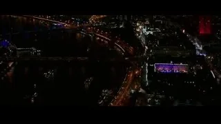 aerial view of London city at night — Now You See Me 2