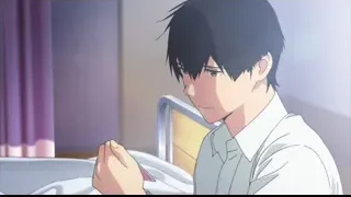 young man sitting in hospital bed — I Want To Eat Your Pancreas