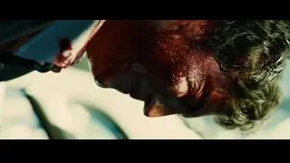 person in distress with blood on face — Whiplash
