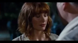 Close-up of woman's serious face — Jurassic World