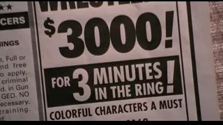 advertisement for amateur wrestling match — Spider Man