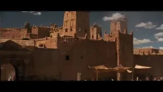 People gathered around tent in desert — Gladiator