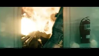 man standing by fire extinguisher — Superman: Man of Steel