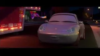 Cartoon car parked at night carnival — Cars