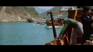 man on wooden boat deck — Bruce Lee: Enter The Dragon