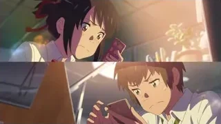 Young girl holding phone looking surprised — Your Name