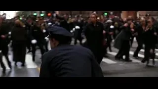 person lying on ground on street — Batman: The Dark Knight