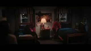 Woman and child on bed with laptop — Doctor Strange 2